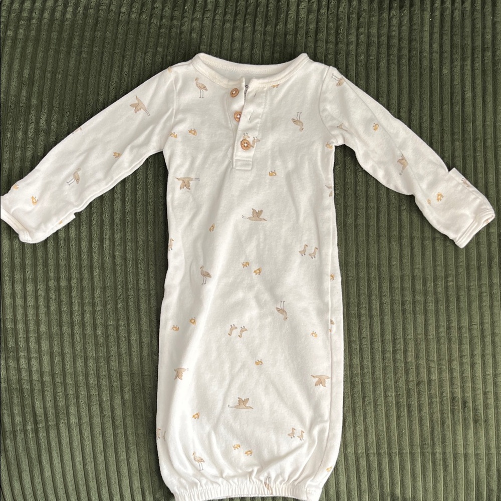 Carters Infant Sleeper with Animal Print